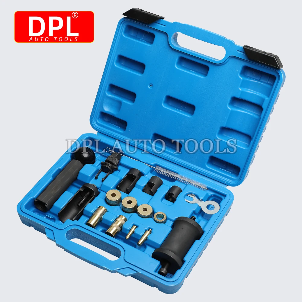 18PC Injector Puller Removal Installer Tool Set For VAG Audi VW Seat Skoda 1.4 1.6 1.8 2.0 V6 V8 FSI Petrol SK1200
