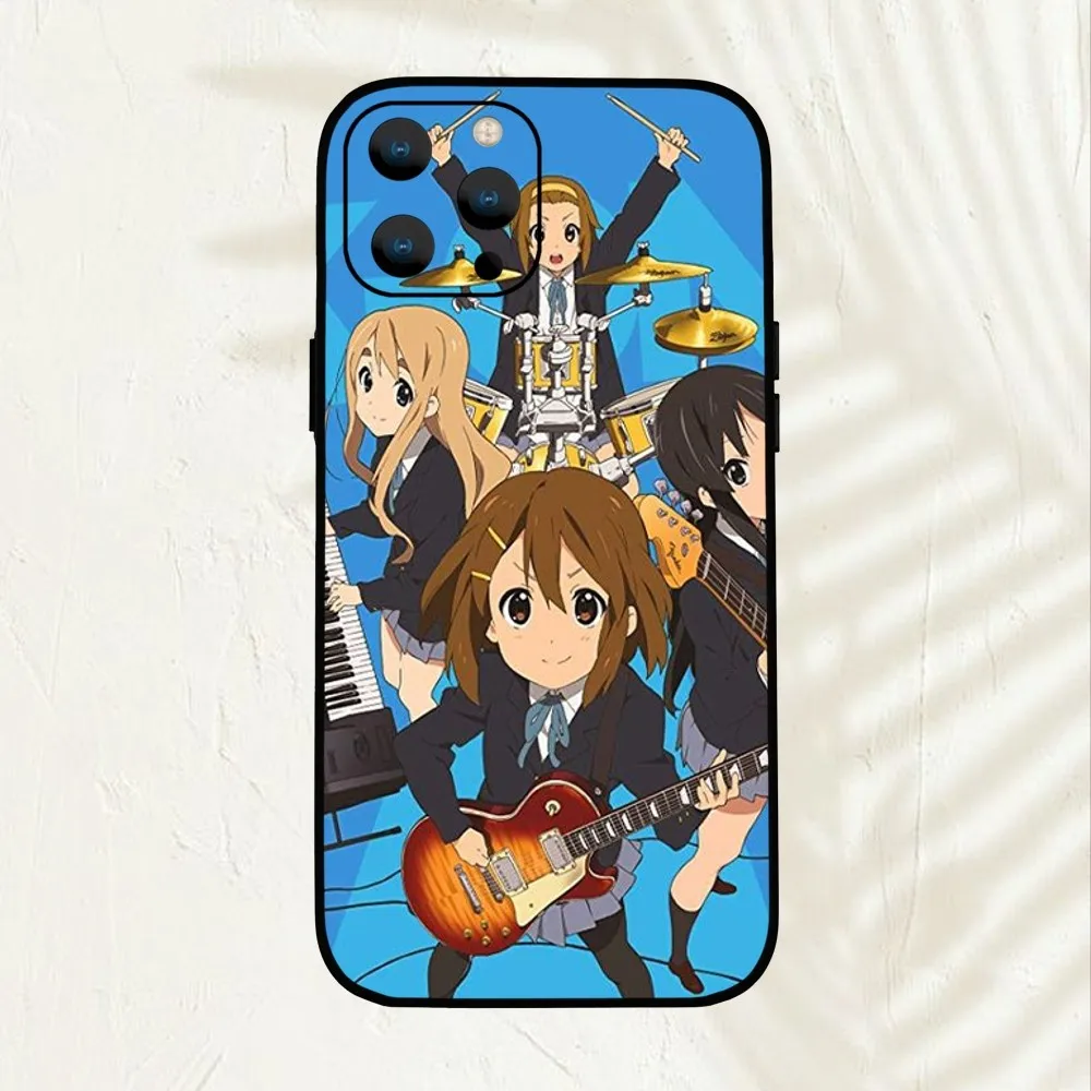 Bilibili Anime k on  Phone Case For iPhone Mini 11 12 13 14 15 Pro XS Max X Plus SE XR Shell