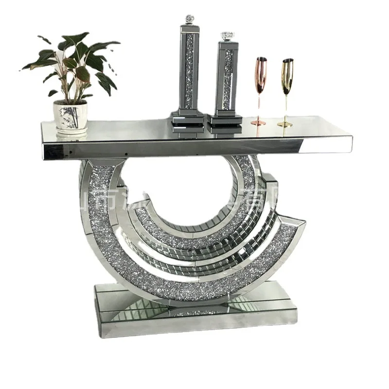 

Light Luxury Entrance Cabinet Modern Simple Furniture Mirror Decoration Partition Entry Entrance Desk Storage