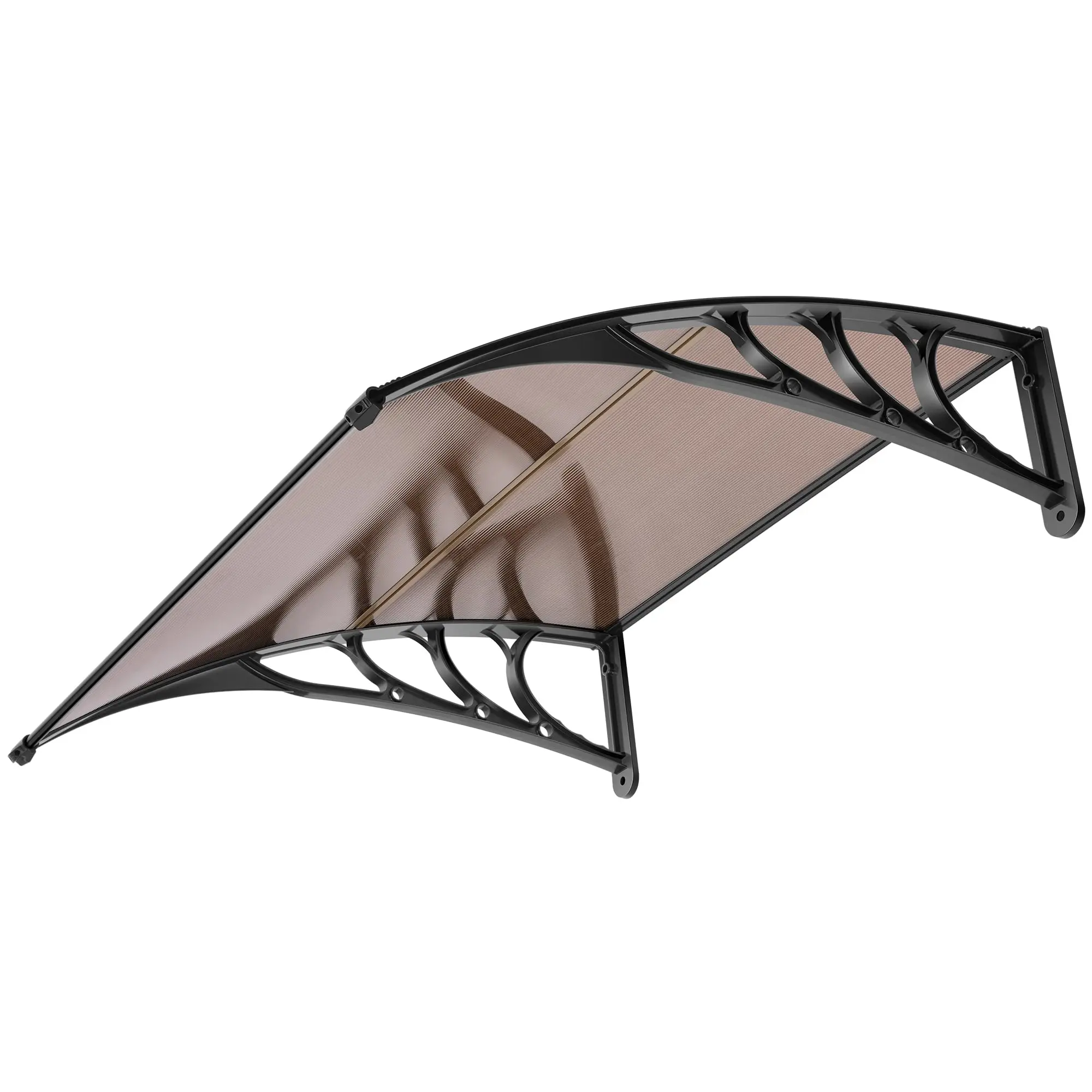 Polycarbonate Window Door Awning Brown 38 Inch x 40 Inch