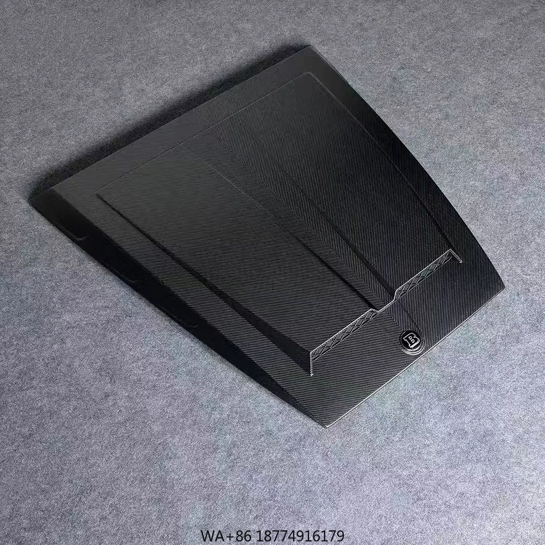 

Feituo New Engine Cover Bonnet for - G Class Car Exterior Parts White/Carbon Black Screw-On Attachment