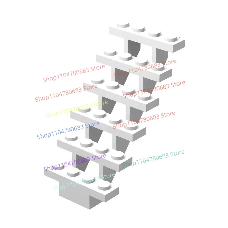 MOC ビルディングブロックは、ミニドールアクセサリー、階段、建物、家、おもちゃ、組み立て、接合と互換性があります。