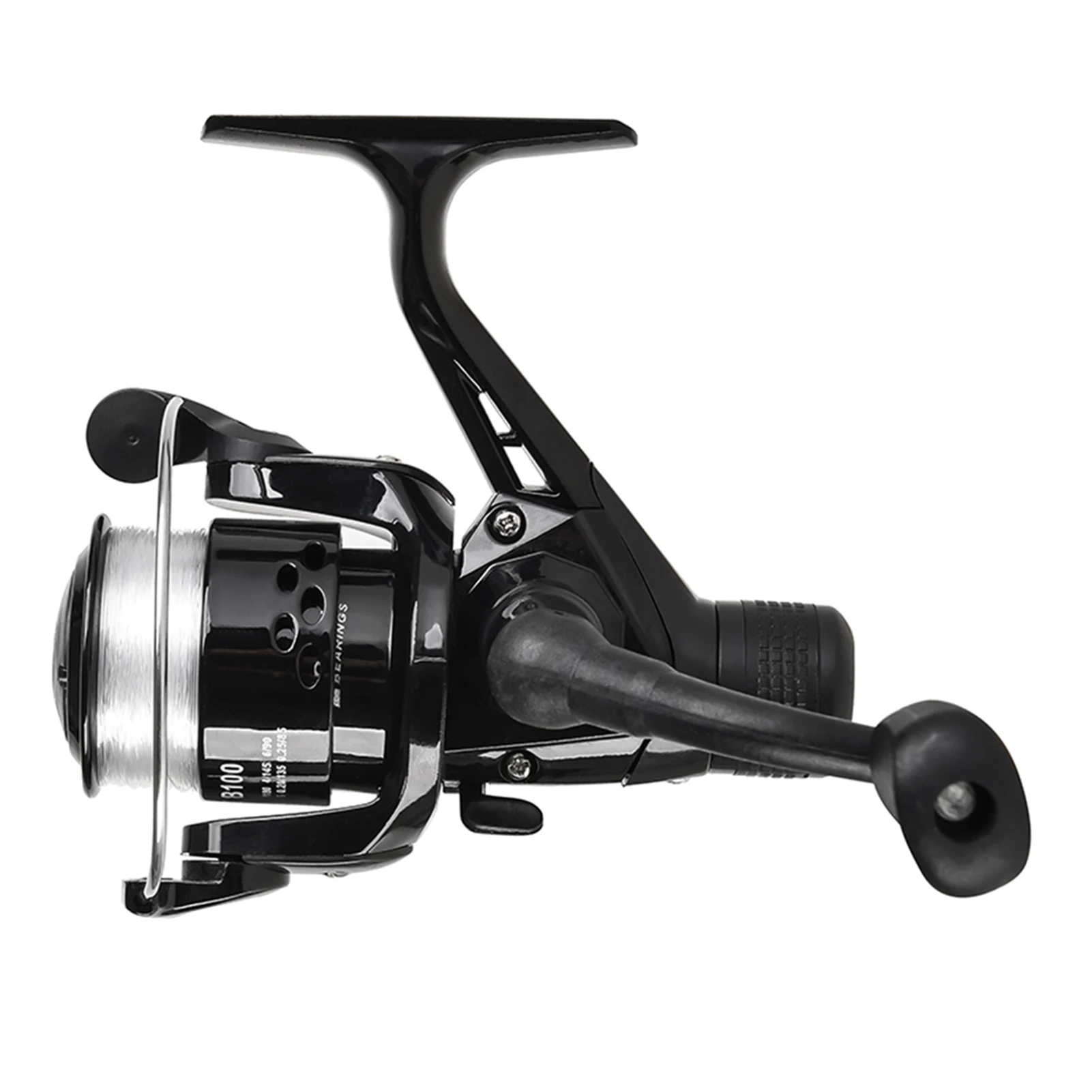 

Fishing Rod Reel Combo Full Kit 1.5m Telescopic Fishing Rod Spinning Reel Set with Hooks Soft Lures Barrel Swivels Storage Bag