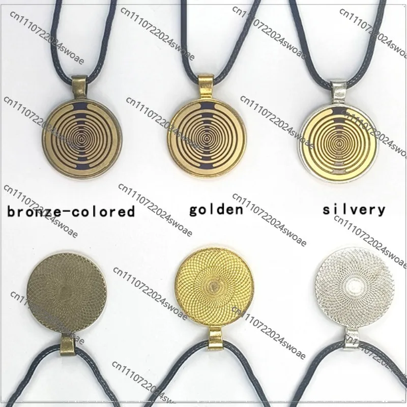 Multi-wave Oscillator Necklace MWO Polarizing Disc Pure Copper Plated Energy Jewelry