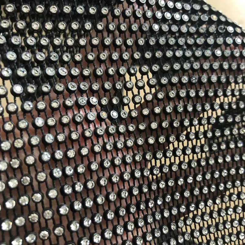 2026 Neuheiten Damen Kristall-Netzkleid Sexy Durchsichtiges Strass-Mesh-Nachtclub-Partykleid накидка на купальник – Detail 12