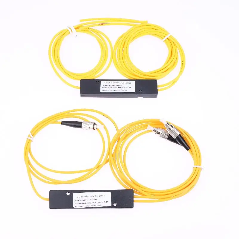 High-Speed 1x2 SC FC Fiber Optic Pigtail Splitter, Tapered FTTH Computer Cable Cord Slee