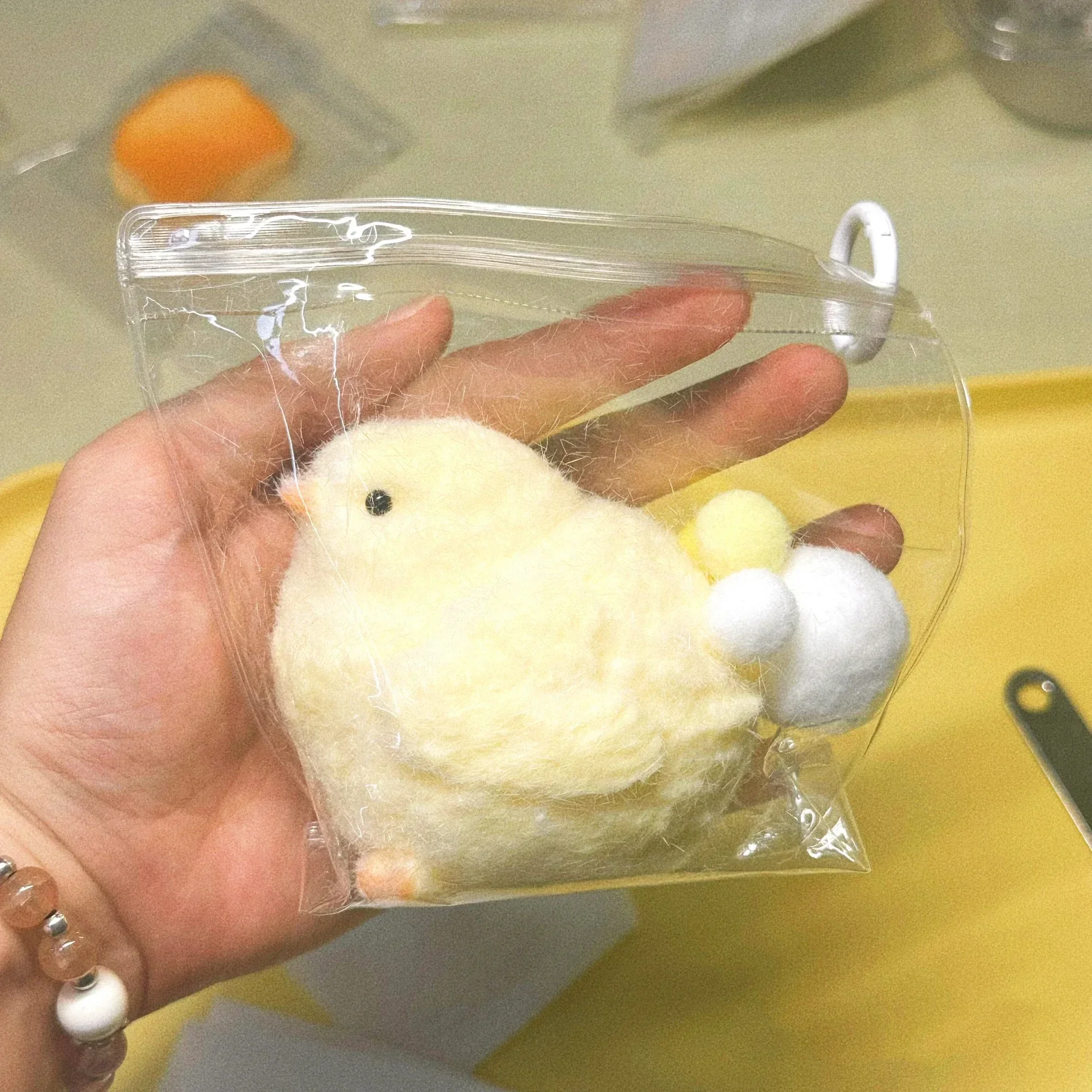 Squishy in Silicone fatto a mano Big Chicken Taba Toy Cute Yellow Hen Chicks spremere giocattoli pizzicanti giocattoli regalo di compleanno per bambini adulti