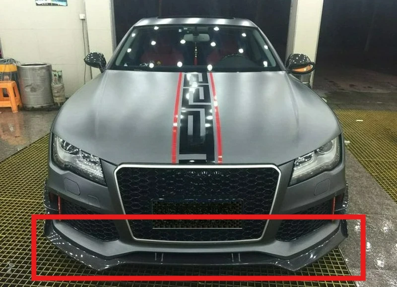 

Точный спойлер переднего бампера FORAudi RS7 типа AB из углеродного волокна 2014-2015 гг.