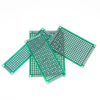4pcs 5x7 4x6 3x7 2x8 cm 5*7 4*6 3*7 2*8 double Side Copper prototype pcb Universal Board Cave plate Circuit board 4