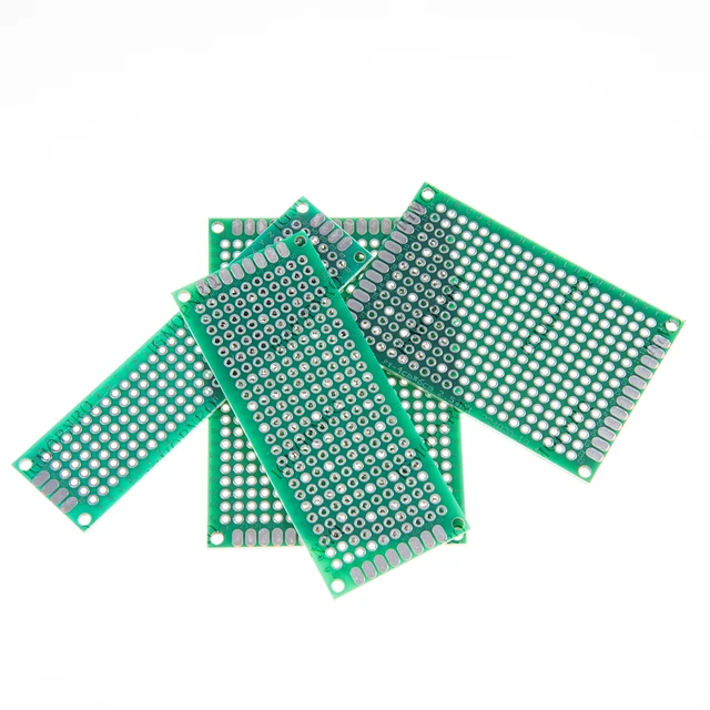 4pcs 5x7 4x6 3x7 2x8 cm 5*7 4*6 3*7 2*8 double Side Copper prototype pcb Universal Board Cave plate Circuit board 4