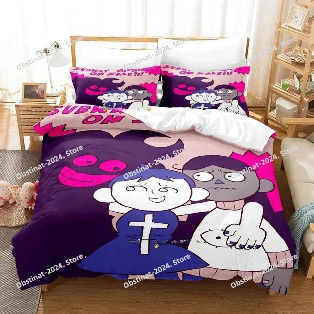 

3d Printing Anime Game SUBWAY MIDNIGHT Bedding Set Single Twin Full Queen King Size Bed Set Adult Kid Bedroom Duvet cover Sets