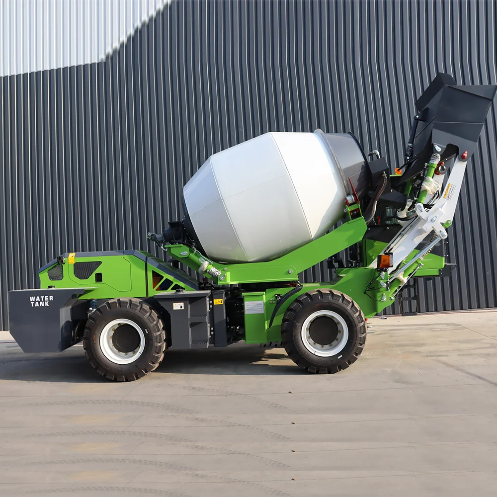 Hot Sale Concrete Machinery Self-Loading Concrete Mixer Trucks and Pan Mixer Machines