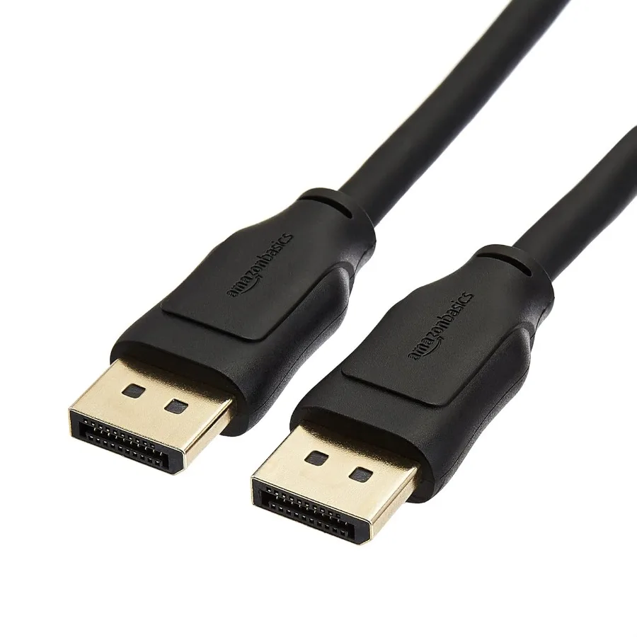 

Кабель DisplayPort 1.4, 32,4 Гбит/с, высокоскоростной, 8K при 60 Гц, 4K при 120 Гц, динамический HDR и 3D-позолоченные вилки, 10 футов, черный