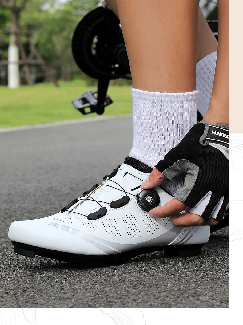 Rutschfeste Mountain-Offroad-MTB-Rennschuhe, atmungsaktive Fahrrad-Rennsport-Sportschuhe, professionelle Straßenrennen-Fahrradschuhe für Herren – Detail 2