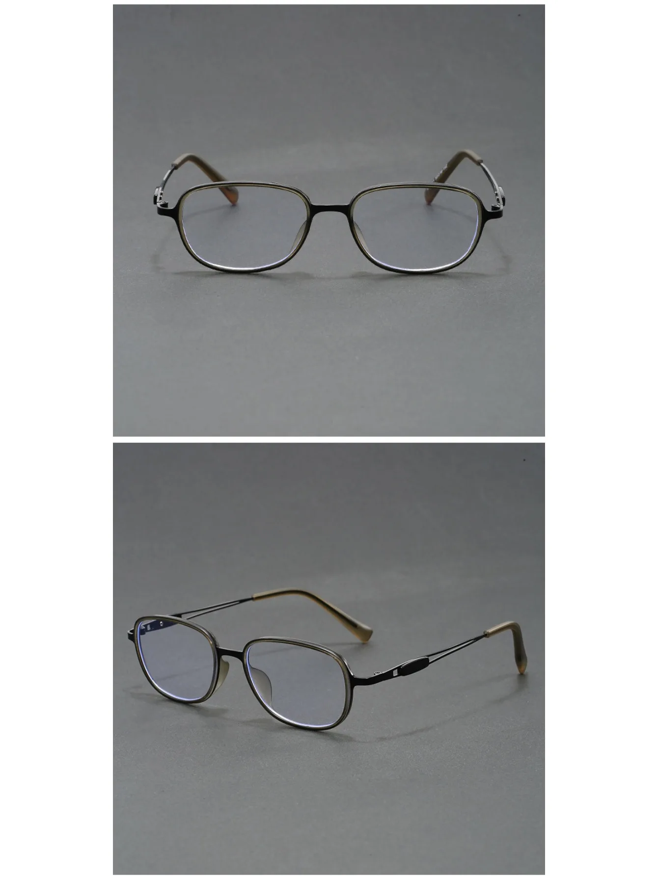 Japanische handgemachte reine Titan-Brille, kleine runde Herren-Retro-Design, ultraleichte Brille, flache Lichtbrille – Detail 4