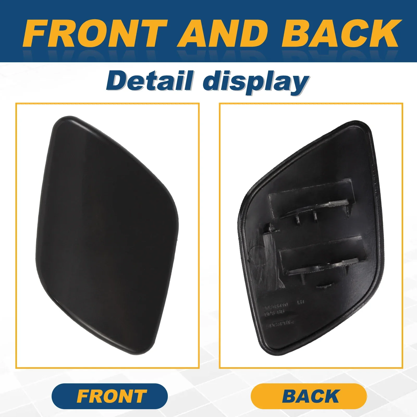 For VOLVO XC60 2009 2013 Front Bumper Headlight Washer Cover Cap Left Right 30763410 30763411 Car Accessories