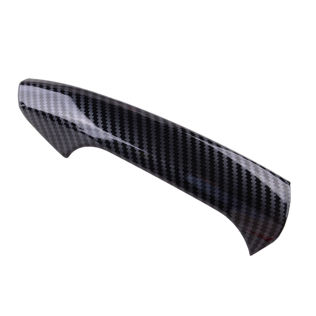 Car Exterior Door Handle Cover Trim Cap Set Carbon Fiber Texture Fit for Mercedes Benz W246 W204 W212 X204 W166 W117 LHD Black