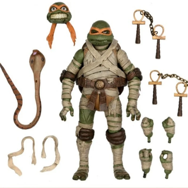 

Turtles Mummy Cos Michelangelo Raphael As Frankenstein's Action Figure Model Toys Collection Doll Birthday Present For Kids