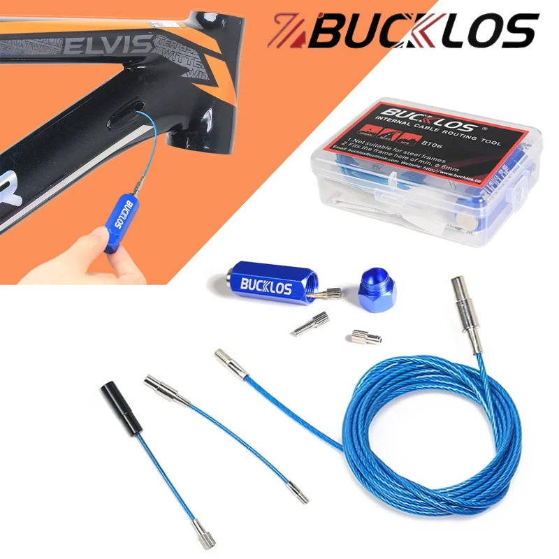 

BUCKLOS Bicycle Internal Cable Routing Tool Kit Professional Bike Brake Shifter Hydraulic Inner Wire Install Guide Repair Tools