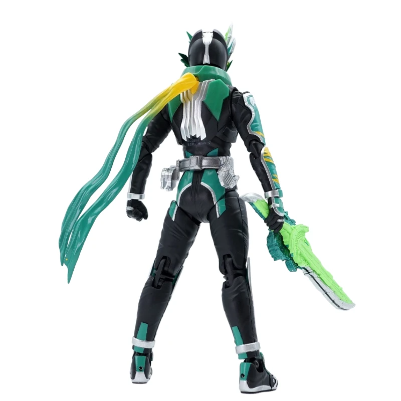 Figura de acción de Bandai SHF Tokusatsu KAMEN RIDER, juguete Original de colección de personajes de KENZAN, SARUTOBI, NINJADEN, regalo, 100% en Stock