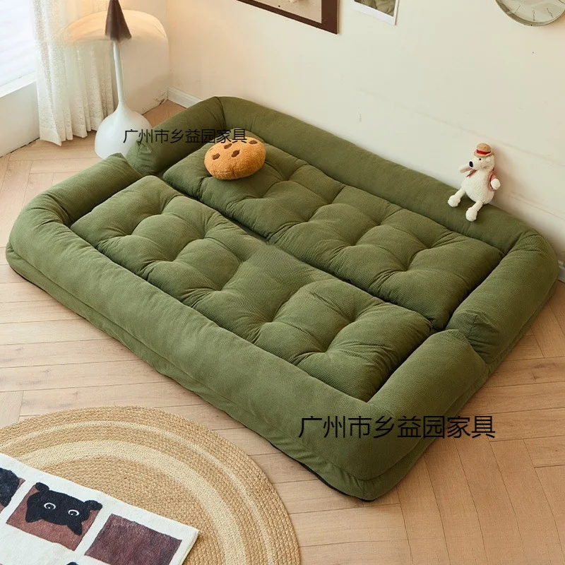 كرسي خلفي لشخص كسول غرفة معيشة واحدة مستلقًا على سرير تاتامي بيت نوم بشري أريكة مزدوجة #4