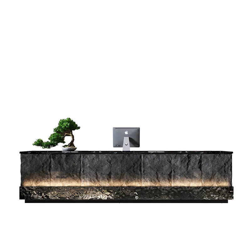 Hotel Checkout Page Hotel Counter B & B Health Center Teahouse Hotel Front Desk Atmospheric Custom Bar Table