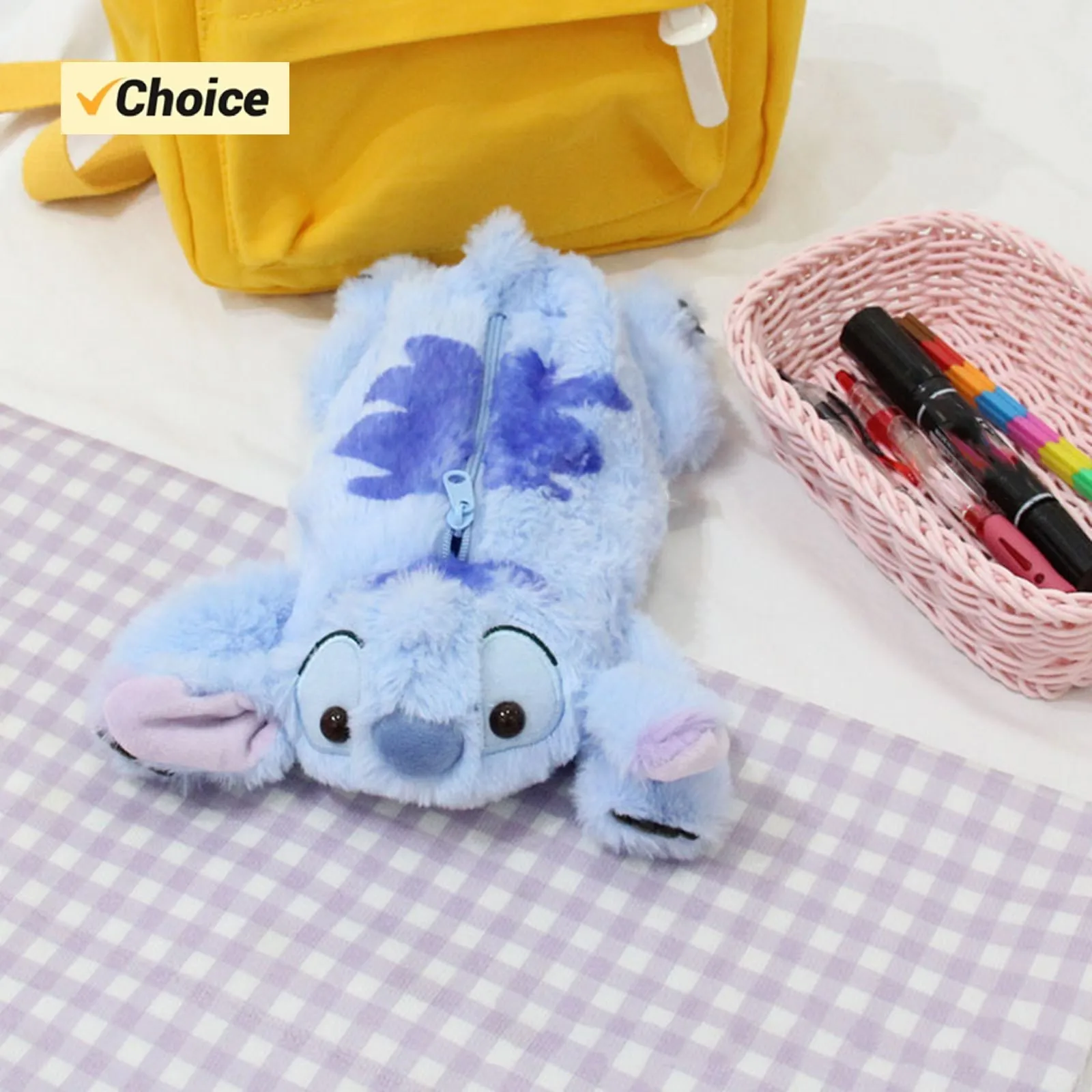 

New Hot Pencil Bag Cute Portable Storage Bag Student Stationery Bag Creative Cartoon Pencil Bag