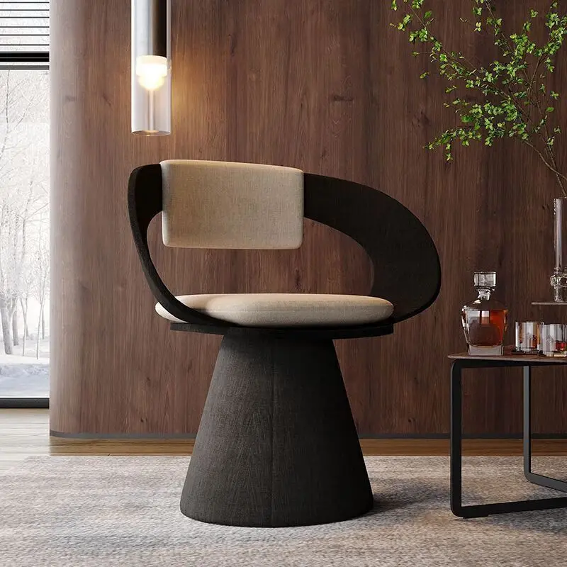 

Leisure Restaurant chair High-end Internet celebrity Home makeup Dining Modern simple dressing Rotating chair