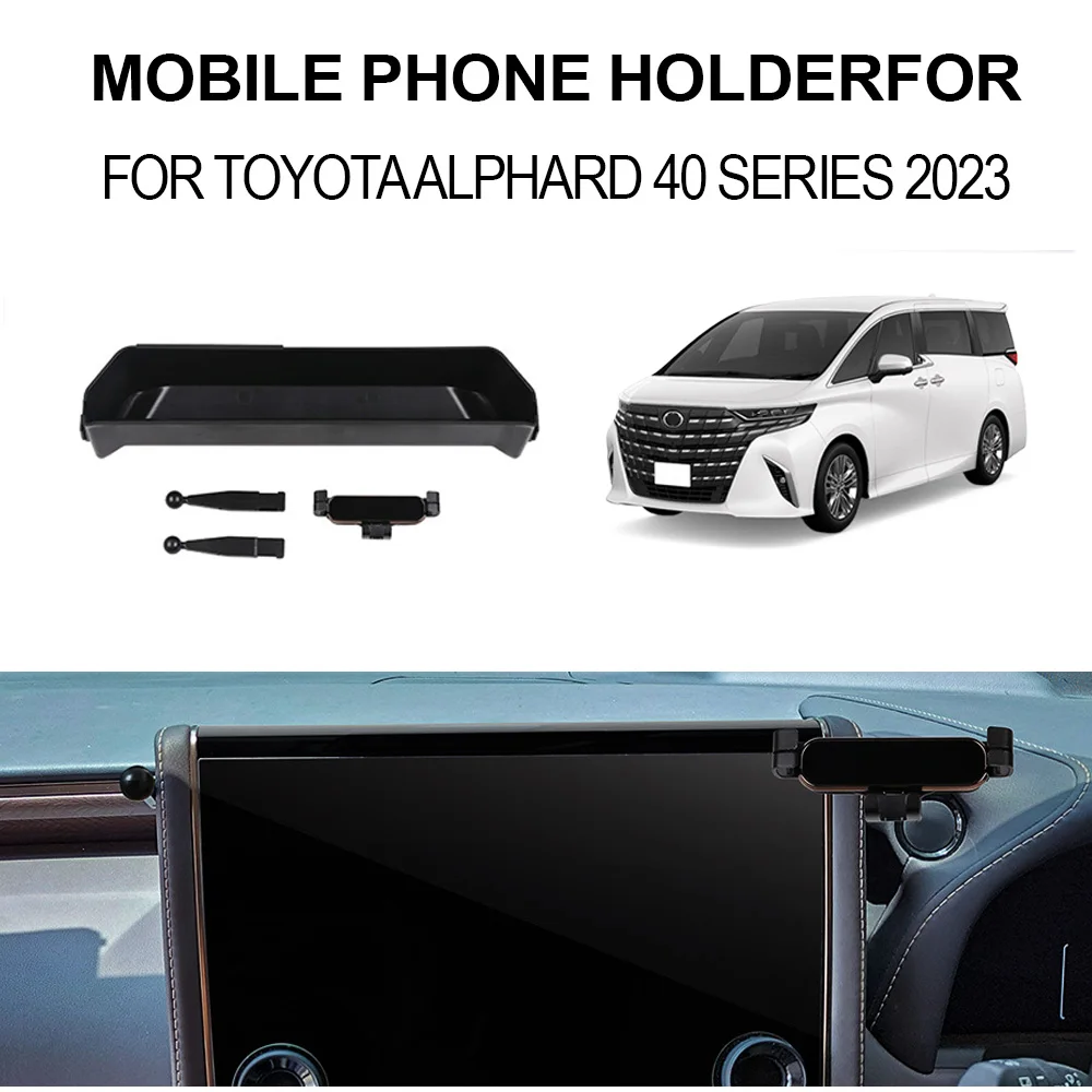 

Ror 2023 TOYOTAALPHARDVELLFIRE 40 SERIES Mobile phone holder for right-hand drive only storage box behind the screen