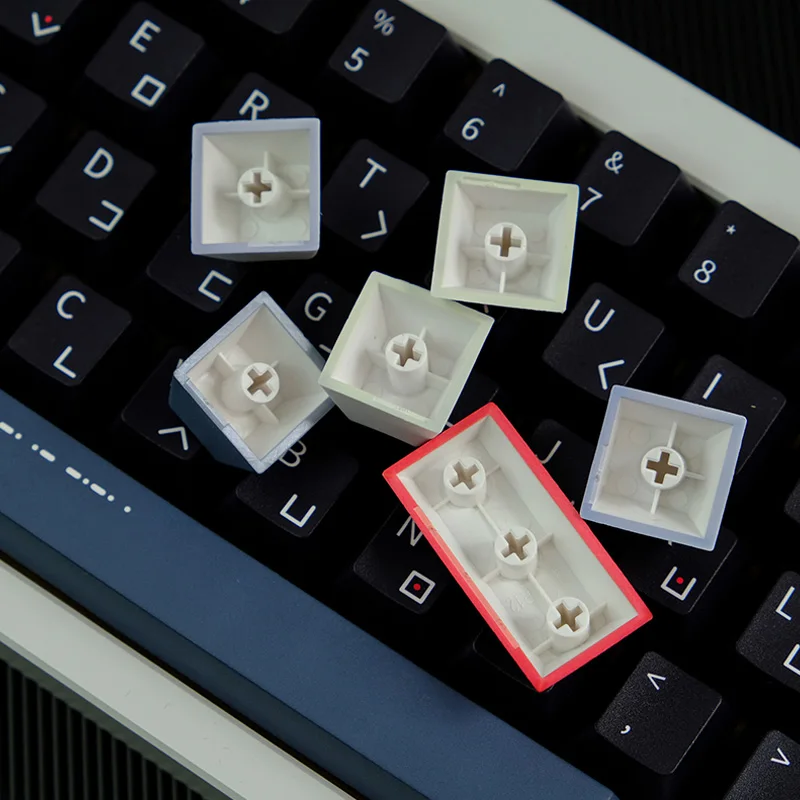 129 คีย์รหัสมอร์ส Theme Keycap โปรไฟล์เชอร์รี่ Dye Sublimation PBT Keycap สําหรับ MX Switch 60% 80% 100% เค้าโครงแป้นพิมพ์เครื่องกล