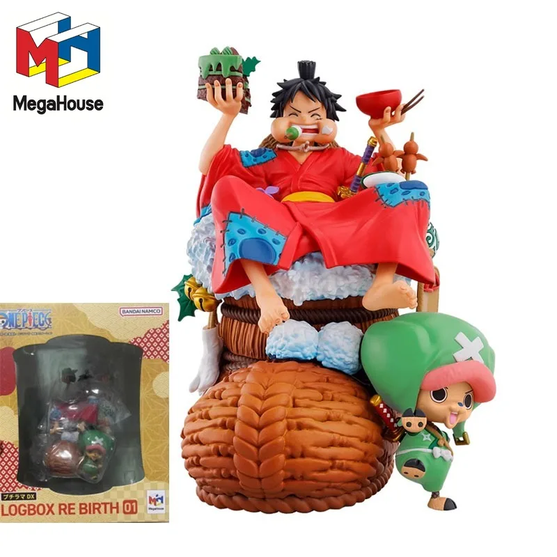 

Megahouse Original DX One Piece LOGBOX RE BIRTH 01 Anime Figure Luffy Chopper Action Figure Toys For Boys Girls Kids Gift Model