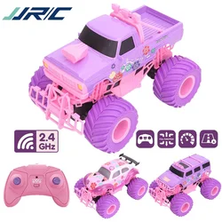 Jjrc Q157 Pink Rc Car Electric Drive Off-Road 2.4G Big Wheel High Speed Purple Remote Control Trucks Girls Toys for Children