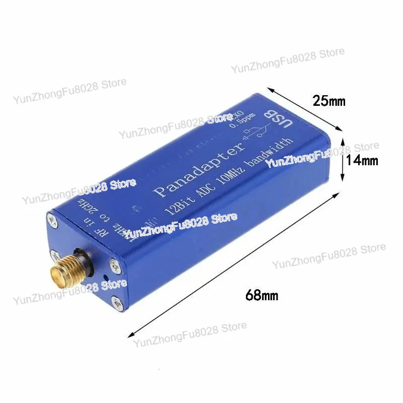 10kHz To 2GHz Panadapter SDR Receiver TCXO 0.5ppm 12-bit ADC HF UHF VHF FM RSP