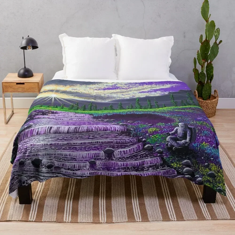 Going Back Throw Blanket Warm Accent Blanket for Living Room Decoration