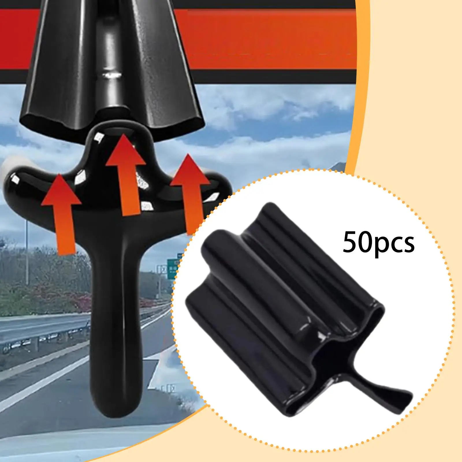 50 قطعة من ملحقات T Post للأسوار الكهربائية وغطاء نهايةي لحماية الأكمام من المطاط PVC الناعم باللون الأسود #4