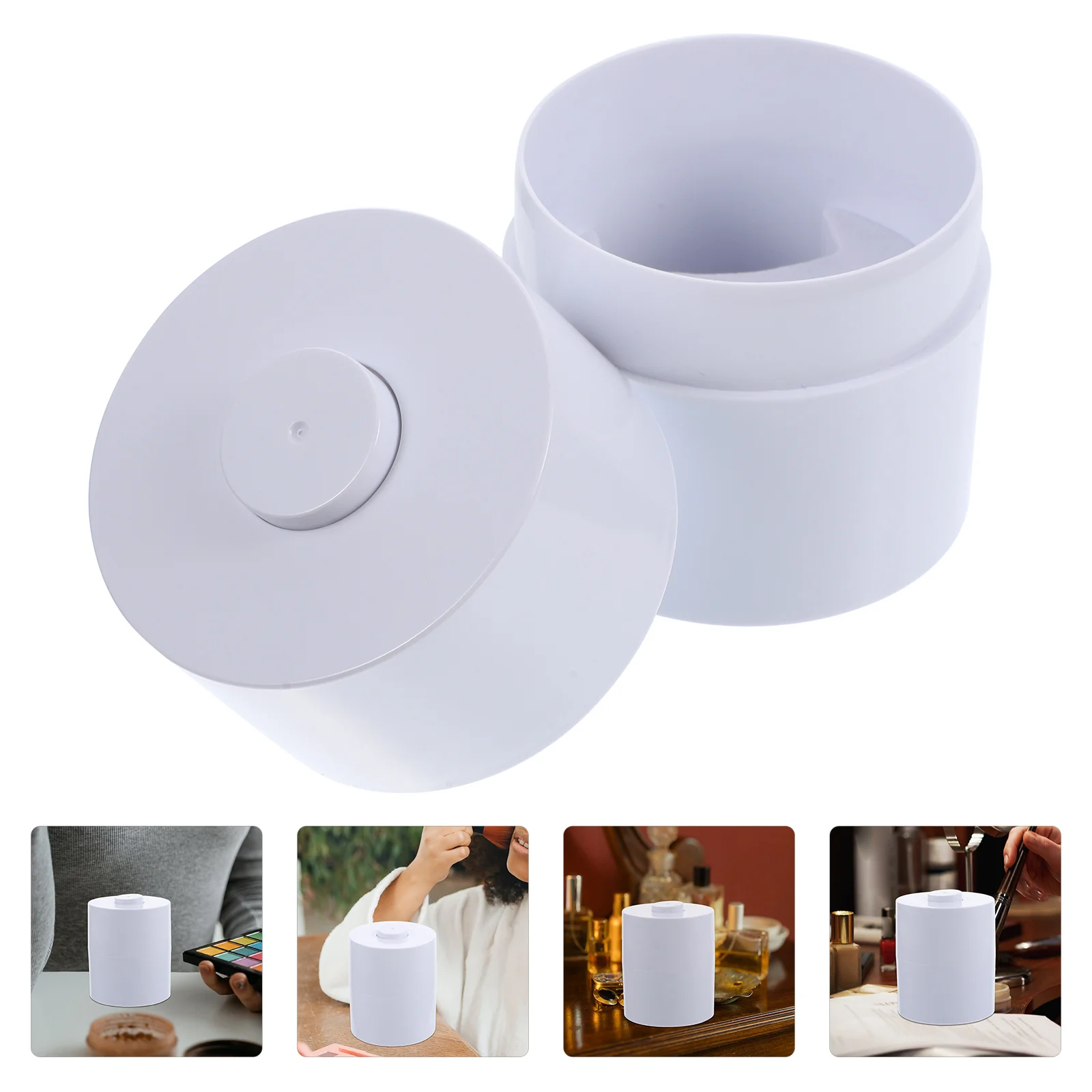 密封されたまつげ収納容器 防水防塵グルーホルダー まつげエクステ用 軽量小型 持ち運びが簡単 まつげ