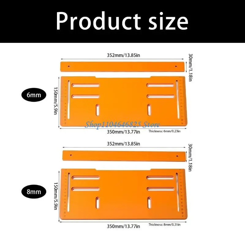 Cutting Machine Base Plate Guide Rails Bottom Plate For Wood Plastic Cutting Task