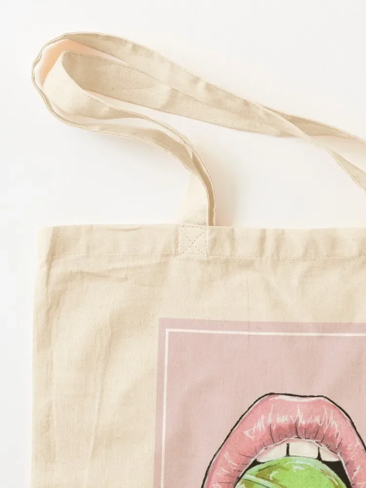 الوردي كاندي الشفاه حمل حقيبة حمل حقيبة المرأة تخصيص حمل حقيبة أكياس مخصصة الشاطئ #3