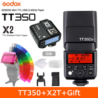 GODOX TT350 S/N/C/F/O Camera Flash Set Top Hot Boot Flash Small TTL High Speed Sync For Canon Nikon Sony Fujifilm Olympus Camera