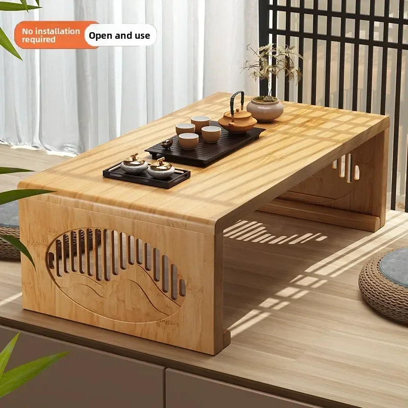Exquisite Multi-functional Bay Window Small Table Bed Folding Small Coffee Table Balcony Low Table Tea Table