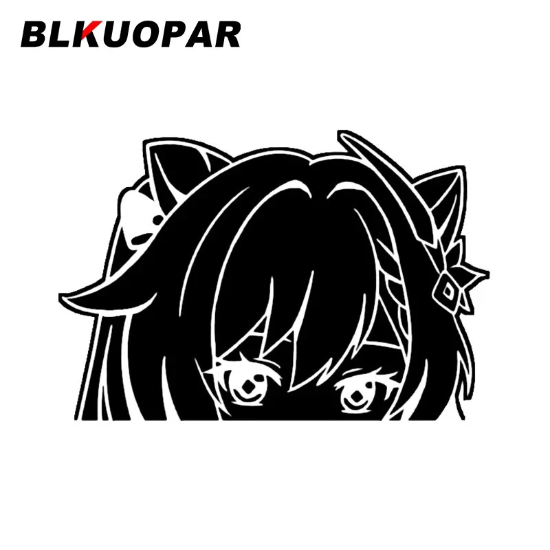 BLKUOPAR For Genshin Impact Eula Lawrence Car Stickers Air Conditioner Decal Car Accessories Vinyl Decor Die-cut Cartoon Decals