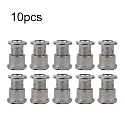 Cycling Tool Chainring Screws 10pcs Corrosion-Resistant Longer Service Parts Silver Single/Double/Triple Bolts