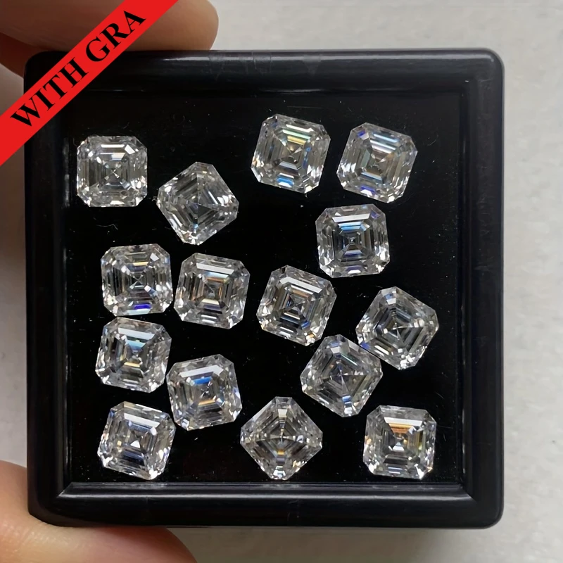 5CT Mozambique VVS1 colorless GRA certified high-quality cut loose gemstone wedding ring earrings pendant jewelry gift