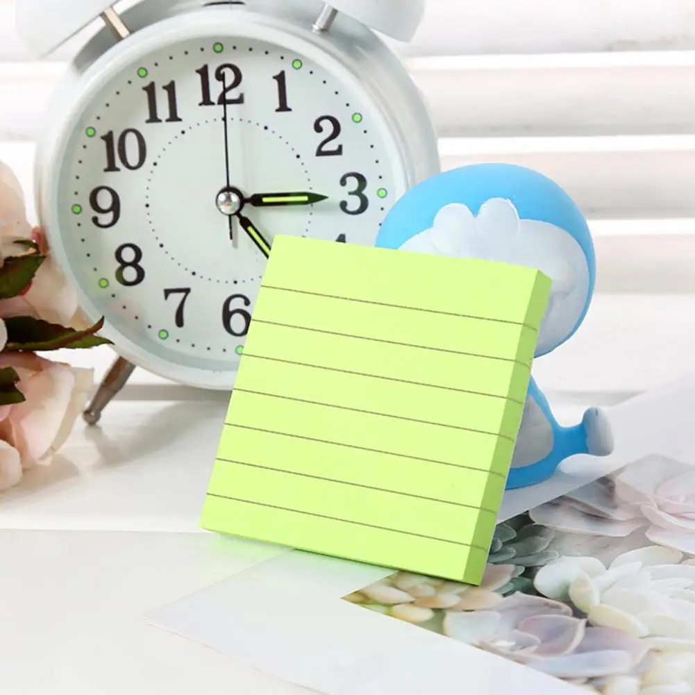 Self-stick Note Pad Portable Memo Pad Compact Reminder  Useful Strong Adhesive Notepad Sticker