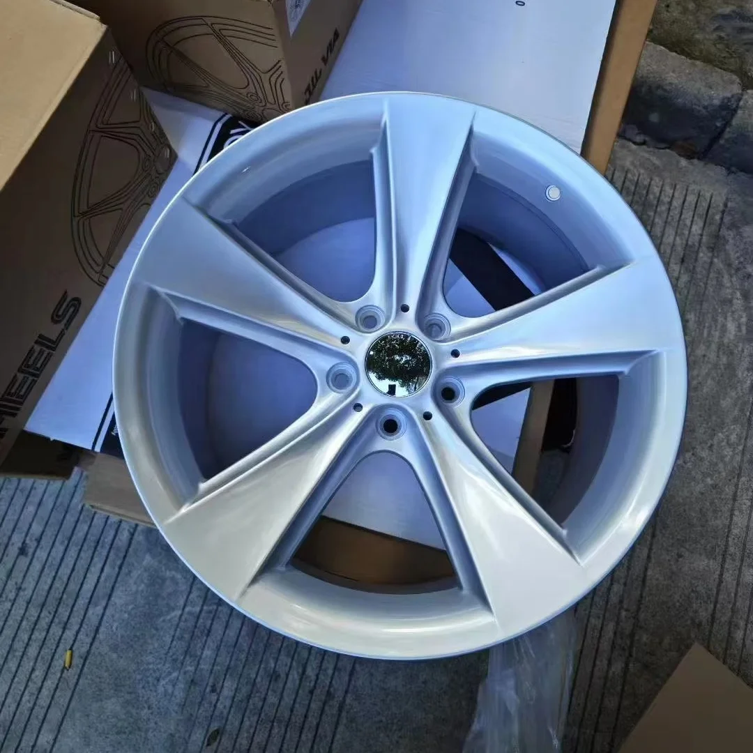  New Design Car Wheels 19 Inch 9j 10j 5X120 Concave Wheels Fit for BMW E34 E38 E39 E60 E61 Silver Gloss Black Color