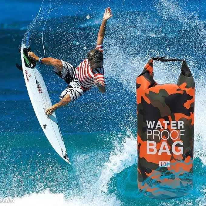 XIAOTREE Dry Bag Waterproof for Women Men,2/5/10/15/20/30L Outdoor Sports Bag for Swimming Boating Kayaking Rafting River image 5