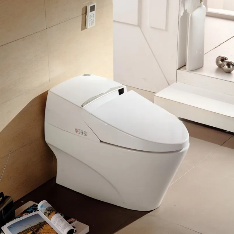Automatic flushing, deodorization, heating water temperature, remote control intelligent toilet integrated multi-functional
