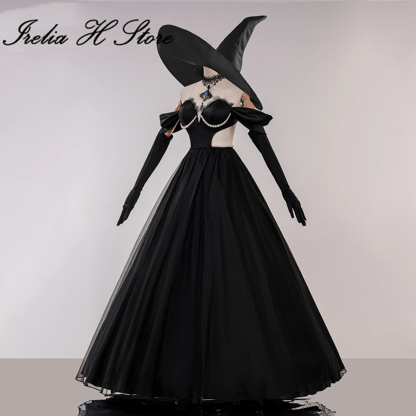 Irelia H Dragon Raja Motong Chen أزياء تنكرية للنساء فستان ساحرة للهالوين لعبة نسائية