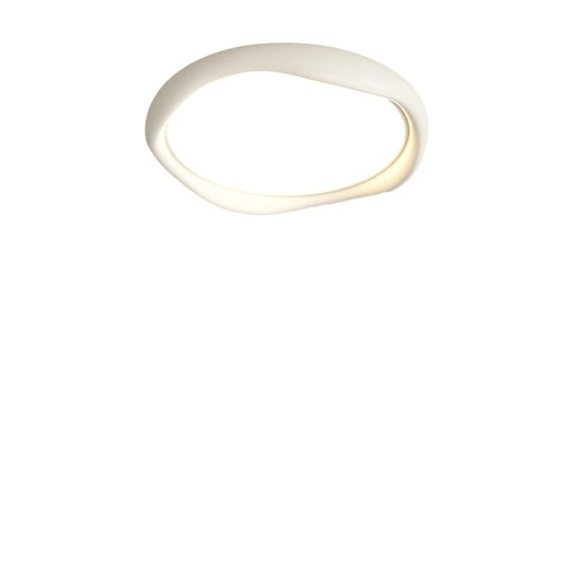 

Nordic fashion flower cream LED ceiling light, simple and modern intelligent voice room lighting