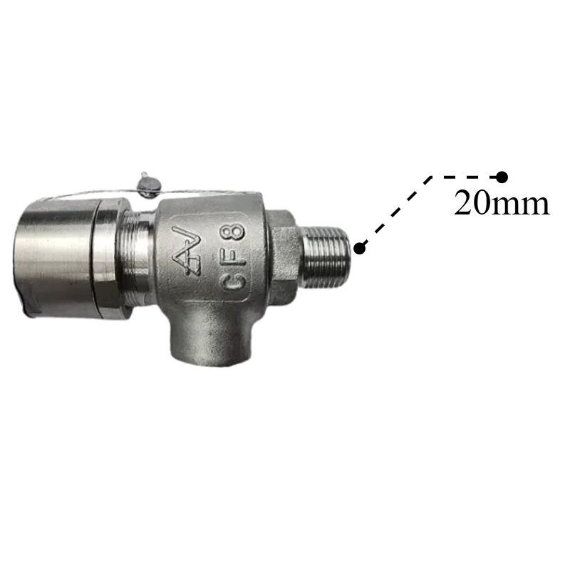 1pcs  Spring-loaded Safety Valve A21W-16P，Set Pressure 1.4MPa